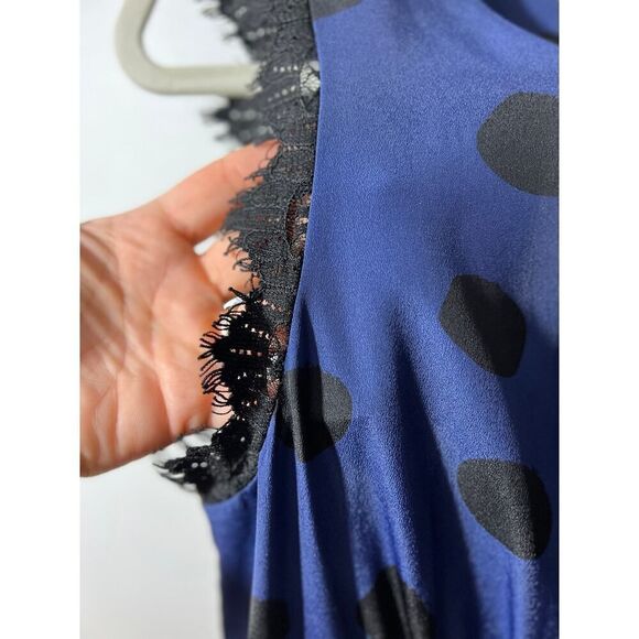 Anthropologie Corey Lynn Calter Black and Purple Dress Sz. 6 - Picture 3 of 8